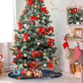 thumbnail image 5 of Ryvnso Christmas Tree Skirt Train Winter View Xmas Tree Skirts Ornament Home Decorations 47.2", 5 of 6