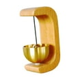 thumbnail image 5 of Baoblaze Wooden Door Bell Wind Chime Ornament Brass Bell for Barn Door Multifunctional Yellow, 5 of 8