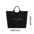 thumbnail image 3 of Women's Tote Bag Large Capacity | Letter Print | Waterproof Polyester | Versatile Work Shopping Travel Handbag | Multiple Colors, 3 of 6