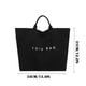 thumbnail image 3 of Bolso tote grande para mujer, ideal para el trabajo y los desplazamientos diarios | Bolso shopper informal y versátil con estampado de letras, 3 of 6