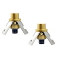 thumbnail image 2 of 2 tapones de acero inoxidable para vino, selladores al vacío para botellas de vino espumoso, tapón de champán con escala de tiempo (dorado), 2 of 5