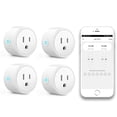 thumbnail image 1 of FrostHike Smart Plug. Smart outlets. No Hub Required. Wi-Fi Smart Mini Socket Outlet Compatible. Compatible with . Google Home and 4 Pack, 1 of 5