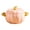 Pink, variant on Halloween Ceramic Pumpkin Bowl with Lid and Handles, 400ml Soup Cereal Oatmeal Pasta Serving Bowl, Holiday Party Dinnerware, Gift for Family and Friends