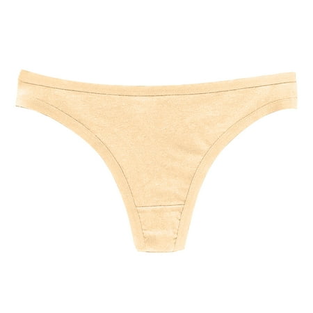 Bigersell Thong Underwear Women Clearance Women Underwear Cotton Bikini Panty Style P-1117 Polyester Bikini Panties High Waisted Thongs Ladies Briefs High Waist Women s Panties Khaki XL