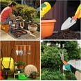 thumbnail image 6 of 11-Piece Gardening Tool Set with Carrying , Orange Garden Tools for Digging Planting Pruning, 6 of 6