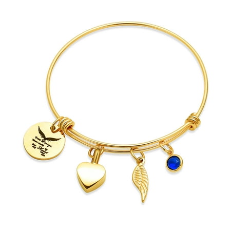 Heart Cremation Jewelry Urn Bracelet for Ashes for Women Memorial Ashes Keepsake Urn Bracelet