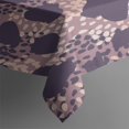 thumbnail image 3 of Purple and Pink Leopard Pattern Rectangle Tablecloth 60"x84",Waterproof Polyester Rectangle Table Cloth, Wipeable Spillproof Polyester Tablecloth for Dining, Camping, Indoor and Outdoor, 3 of 5