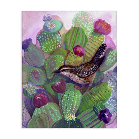 Desert Day Dream Bird Canvas Wall Art, design by Ashley Davis