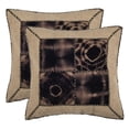 thumbnail image 4 of SAFAVIEH Dip Dye Quartre Patch Pillow Set of 2 Sumac DEC550C-2424-SET2, 4 of 4