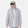 thumbnail image 3 of Fotbe Cute Rabbit Men's Women's UPF 50+ Sun Protection Jacket Hooded Cooling Shirt with Pockets Hiking Outdoor Performance-X-Large, 3 of 8