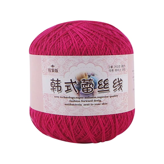 Fegute Lace Thread Crochet Yarn Cotton 325m Knitting Yarn DIY Crafts for Home Decoration Versatile Soft and Durable All Seasons