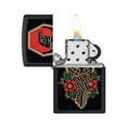 thumbnail image 3 of Zippo 48611 Black Crow Tattoo Design Windproof Pocket Lighter, 3 of 4