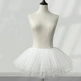 thumbnail image 6 of Yokua Women 6 Layer 28cm Ruffled Tulle Short Tutus Skirt Petticoat for Party Costume, 6 of 9