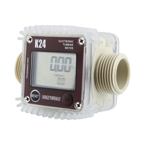 Medidor de flujo Digital de turbina Pro K24 NikouMX para combustible Diesel