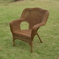 thumbnail image 6 of Pemberly Row Resin Patio Chair in Mocha (Set of 2), 6 of 7