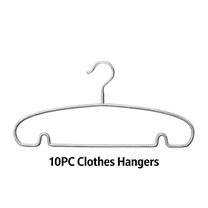 Non-Slip Clothes Hangers | Heavy Duty Stainless Steel with Rubber Coating | Space Saving Shoulder-Friendly Design | Black/White/Green/Blue/Pink/Gray | 40x19x5cm