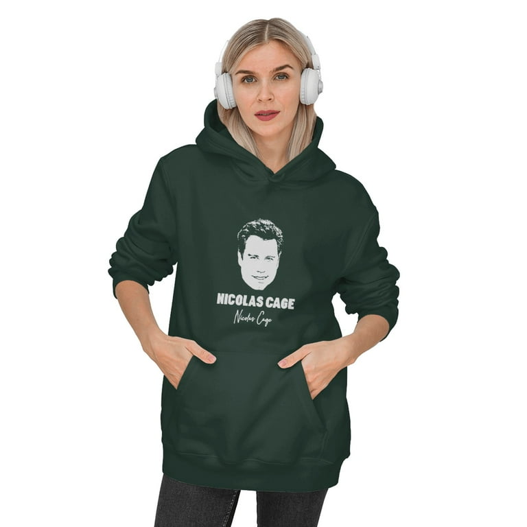 John Travolta as Nicolas Cage Face Off White Nicolas Cage Hoodie Unisex Cotton Hoodie Walmart