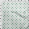thumbnail image 3 of oneOone Cotton Poplin Mint Green Fabric Polka Dots Dots Sewing Material Print Fabric By The Yard 56 Inch Wide, 3 of 4