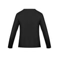 thumbnail image 5 of Luxtrada Men's Crewneck Tees with Long Sleeves (Black,XL), 5 of 7