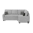 thumbnail image 3 of Serta Sicily Dream Lift Convertible Sofa in Ivory Fabric Upholstery, 3 of 20