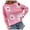 Pink, variant on Aayomet Cardigan Sweaters For Women Women's Cute Cable Knit Open Front Cardigan Kawaii Long Sleeve Button Embroidered Sweater Coat Outwear,Green S-XXL