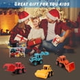 thumbnail image 7 of 4Pcs Friction Powered Construction Truck Toys Set - Push and Go Sand Truck Vehicles for Kids Boys Girls, 7 of 7
