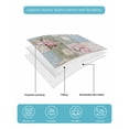 thumbnail image 5 of Green Blue Pink Botanical Full Size Down Alternative Comforter, Lightweight Comforter Quilt Bedding Set with Pillow Shams Spring Floral Vintage All Seasons Bed Comforter Duvet Insert 78"x90", 5 of 7