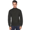 thumbnail image 1 of Purcoar Men's Long Sleeve Sweater Stand Collar Pullover Knitwear, 1 of 9