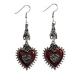 thumbnail image 5 of Jewelry Bat Skull Coffin Earrings Evil Eyes Heart Cross Spider Snake Butterfly Earrings Aesthetic Egirl Cool Accessories, 5 of 5