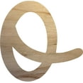 thumbnail image 1 of Unfinished Wooden Letter O, Paintable 18'' Tall Wood Craft Letter, Wall Hanging Shape, 1 of 3