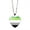 Aromantic, variant on Rainbow LGBT Pride Necklace for Women Men Stackable Love Heart Rainbow Chain Choker Friendship Jewelry Lesbian