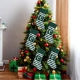 thumbnail image 4 of Limited Time Qaailabf Christmas Large Letters Christmas Stockings Cute Striped Christmas Tree Pendant Holiday Decorations, 4 of 5