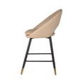 thumbnail image 2 of Valentina Counter Stool, Set of 2, Beige, 2 of 7