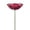 Hot Pink, variant on SeekLGT Bird Bath Bird Feeder Garden Stake Flower Shaped Ceramic Drinking Bowl for Outdoor Yard Patio Decoration 6x24 in 1pc