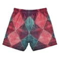 thumbnail image 7 of FORMRS Boys Swim Trunks Quick Dry Mesh Liner Boardshorts Sizes XS-XL, Vibrant Green Tartan Pattern, 7 of 7