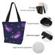 thumbnail image 4 of Fotbe Eggplant Bolsa de Playa con Estampado, Bolsa de Hombro, Bolsa de Mano Espaciosa, Bolsa de Viaje Ligera, Bolsa de Compras Versátil, 4 of 6