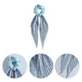 thumbnail image 2 of FENOHREFE Fashion Hair Scrunchie Floral Ribbon Hair Tie Elegant Hair Accessory Party Hairpiece Adds Romance For Various Hairstyles, 2 of 8