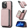 thumbnail image 1 of ELEHOLD Luxury Multi-Functional Wallet Case for iPhone 12 Pro Max Leather Purse Case with Detachable Card Slots Zipper Pocket Kickstand Function Shockproof Protective Case,Pink, 1 of 6