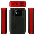 thumbnail image 6 of iMounTEK 10000mAh Portable Power Bank External Battery Pack Charger  LCD Display Flashlight Type C Micro USB Red, 6 of 10