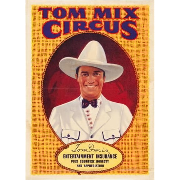 tom mix circus poster 11x17 poster