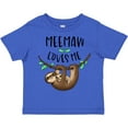 thumbnail image 3 of Inktastic Meemaw Loves Me Cute Sloth and Baby Boys or Girls Toddler T-Shirt, 3 of 5