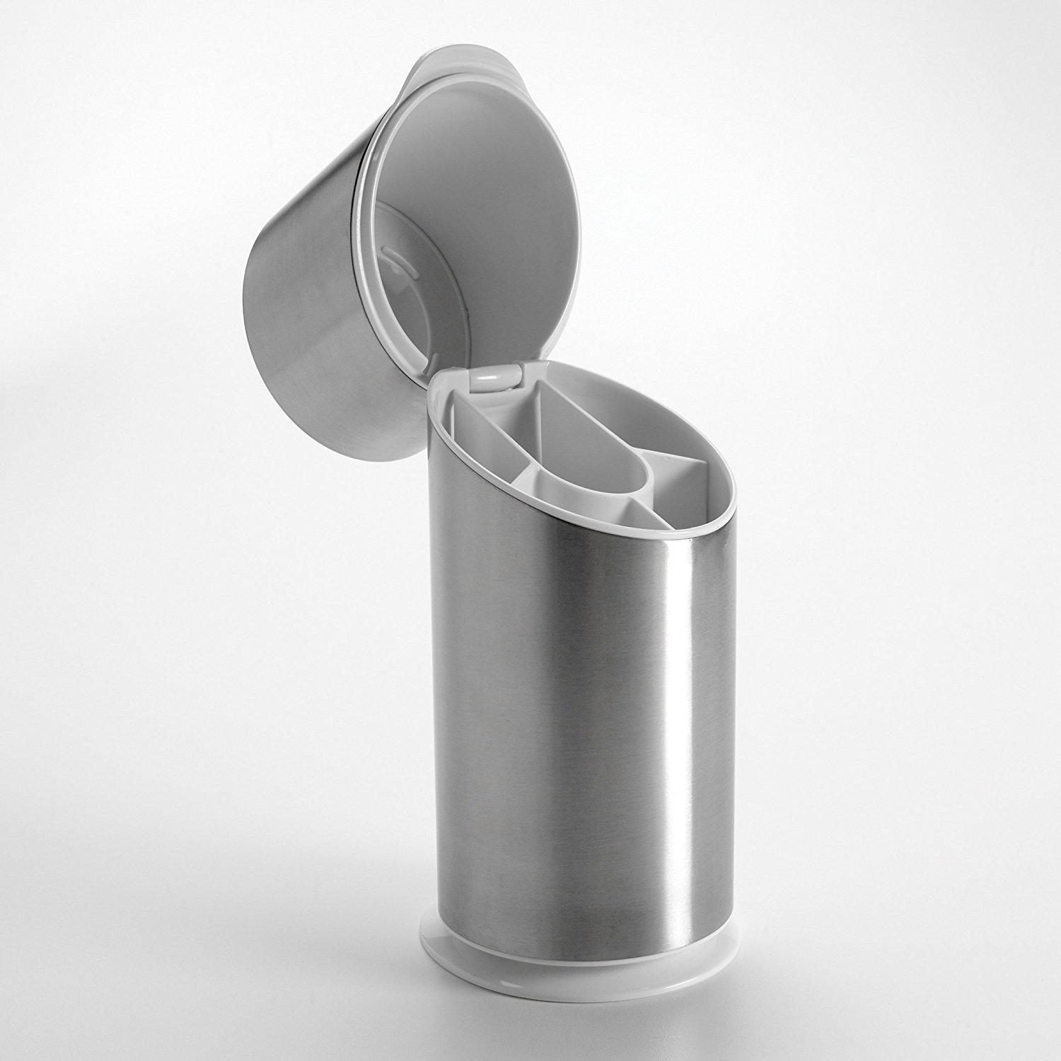 oxo good grips stainless steel toothbrush organizer