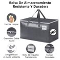 thumbnail image 2 of Cajas para mudanzas de 6 piezas con cremalleras dobles, asas y una gran bolsa de almacenamiento impermeable para mudanzas, viajes y almacenamiento en el dormitorio, 2 of 7
