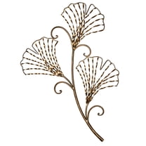 Aria Ginkgo Leaf Wall Art Gold