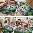 thumbnail image 6 of Spring Birds Area Rug 3x5 Washable Rug Non Slip Botanical Flowers Leaves Nature Scenery Large Area Rug Indoor Floor Carpet for Entryway Bedroom Kitchen Living Room Home Office Dining Room Nursery, 6 of 7