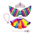 thumbnail image 1 of Ensemble de Costume de Fée pour Filles Halloween Halloween Cosplay Enfants Style Ailes de Papillon A, 1 of 10