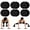Black, variant on 12 Core Sliders – Double‑Sided Exercise Discs for Abs, Gym & Floor Workouts