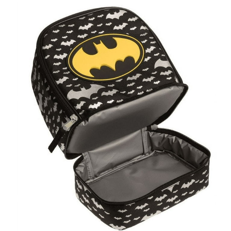 Thermos Kids Reusable Dual Compartment Lunch Box, Batman 