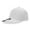 White, variant on Decky 6416 7 Panel Perforated Cap-Charcoal