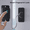 Black, variant on Fingerprint Fridge Lock, Door Locks for Kids Safety with Fingerprint, Exterior Cabinet Lock for Drawer, Fridge, Freezer, Cupboard | Adhesive or Drill (Black)